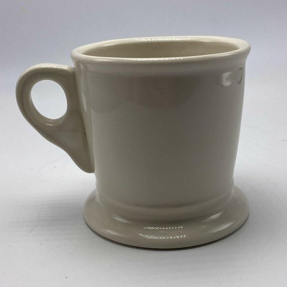 Anthropologie T Monogram Mug White Black Coffee Tea Ceramic Letter T - Picture 2 of 4